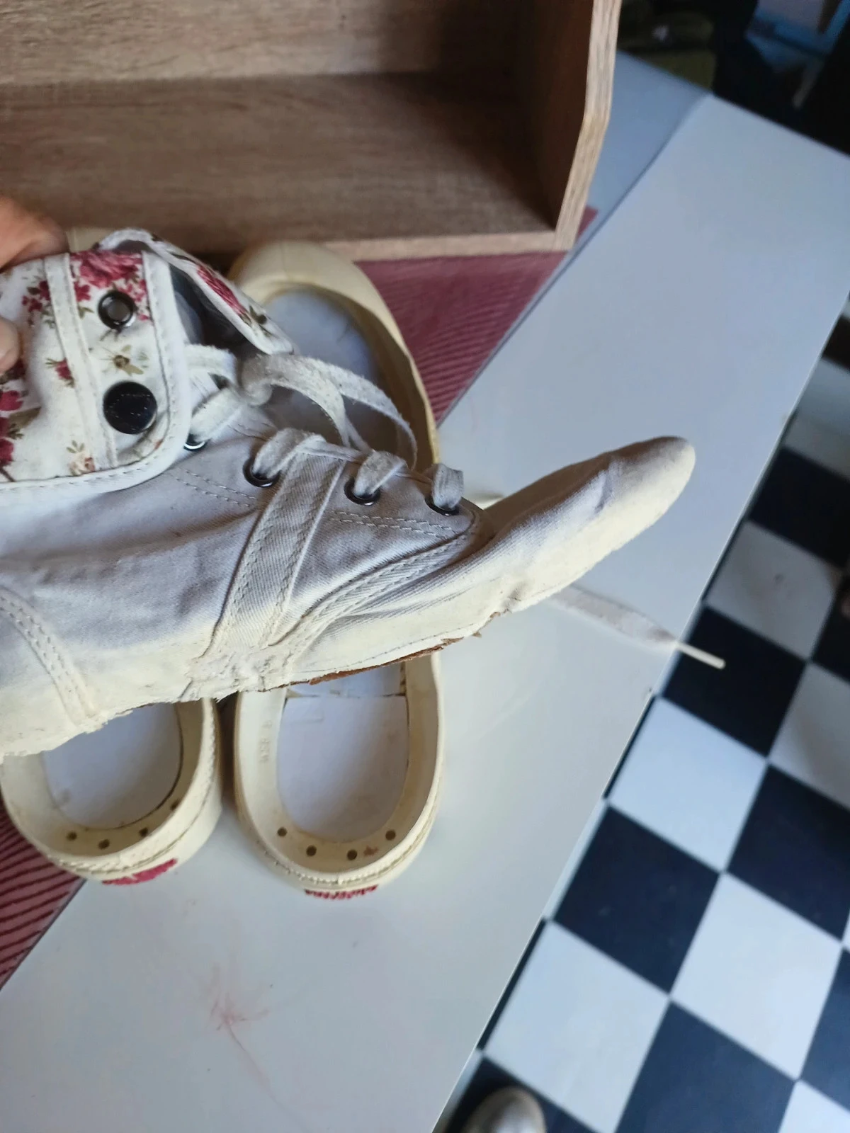 Palladium blanc cassé fleuri  pointure 39 – photo 19